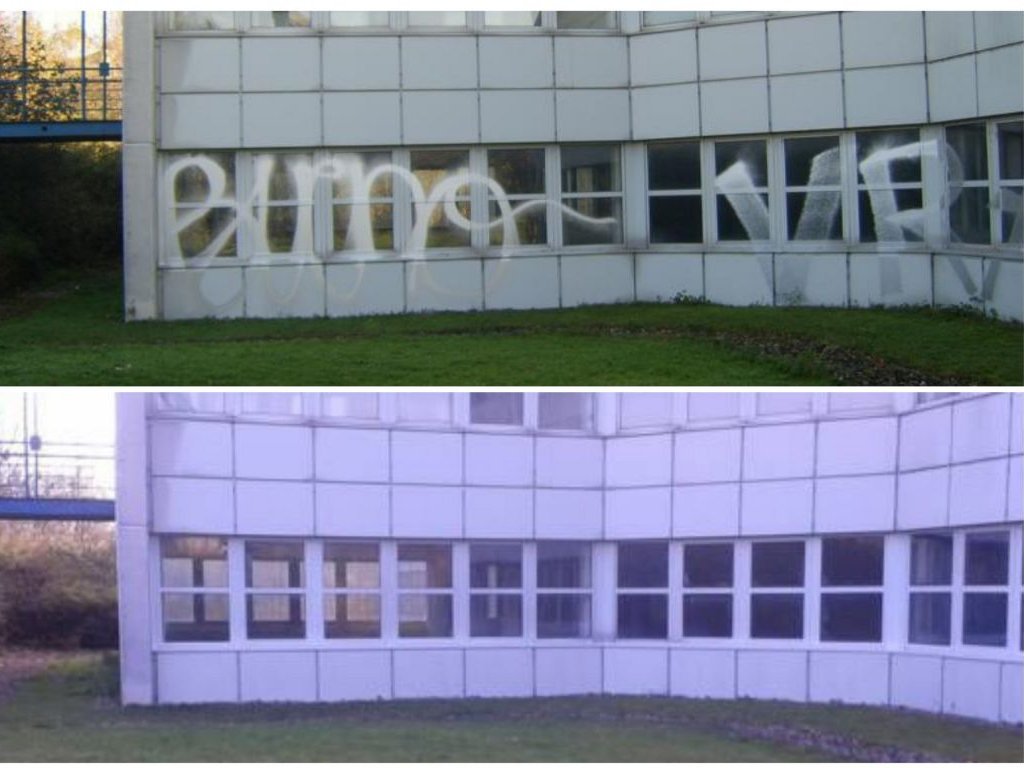 Bürohaus - Offenbach - Pulverlack/Glas